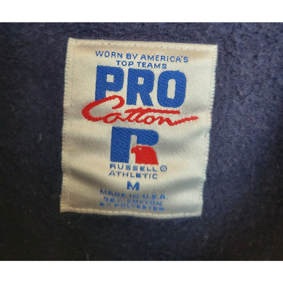 Eastern Il University Alpha Sigma Navy Blue Pullover Sweatshirt Womens Medium - Picture 3 of 11